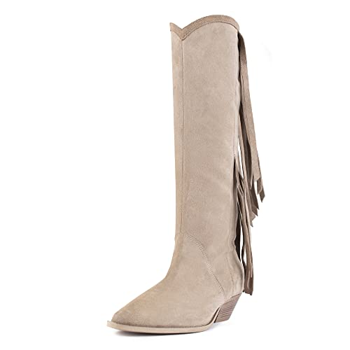 L37 HANDMADE SHOES Damen Long Shot Western Boot, tan, 41 EU von L37 HANDMADE SHOES