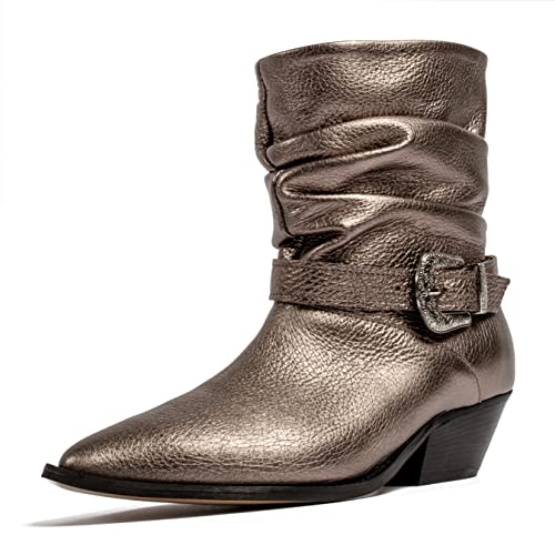 L37 HANDMADE SHOES Damen Love is A Stranger Western Boot, Gold, 40 EU von L37 HANDMADE SHOES