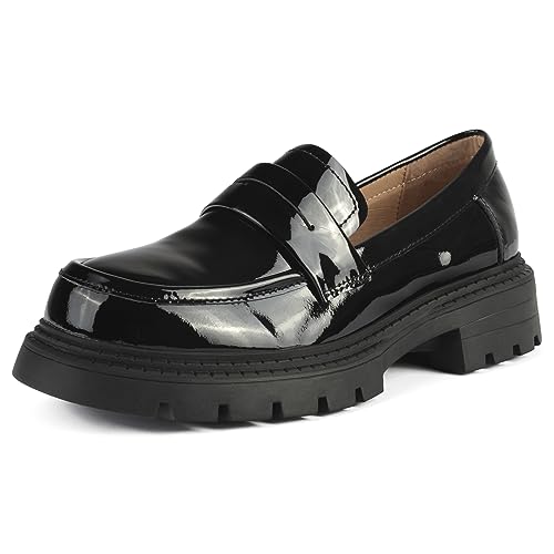 L37 HANDMADE SHOES Damen Naturleder I Handgefertigte Schuhe I Einzigartiger Stil I Lottery Loafer, Black, 36 EU von L37 HANDMADE SHOES