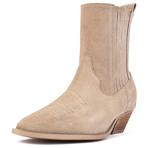 L37 HANDMADE SHOES Damen Never Been Alone Fashion Boot, tan, 36 EU von L37 HANDMADE SHOES