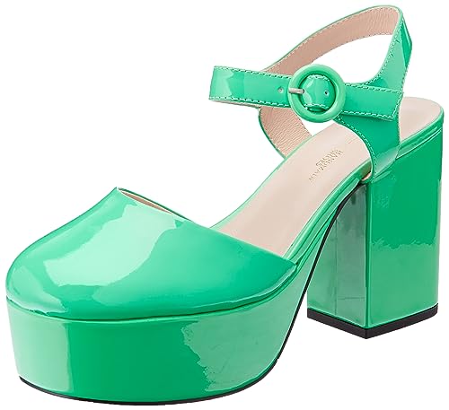 L37 HANDMADE SHOES Damen Never Ending Story Pump, Green, 39 EU von L37 HANDMADE SHOES