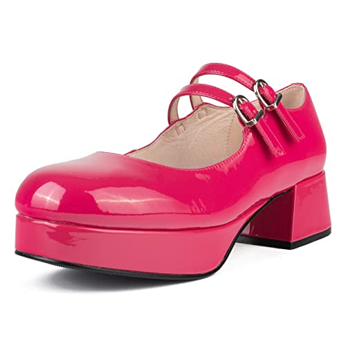 L37 HANDMADE SHOES Damen Overnight Pump, Fuchsia, 39 EU von L37 HANDMADE SHOES