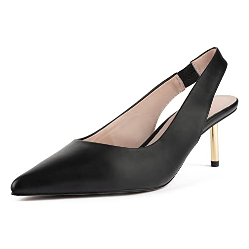 L37 HANDMADE SHOES Damen Palermo Pump, Black, 36 EU von L37 HANDMADE SHOES