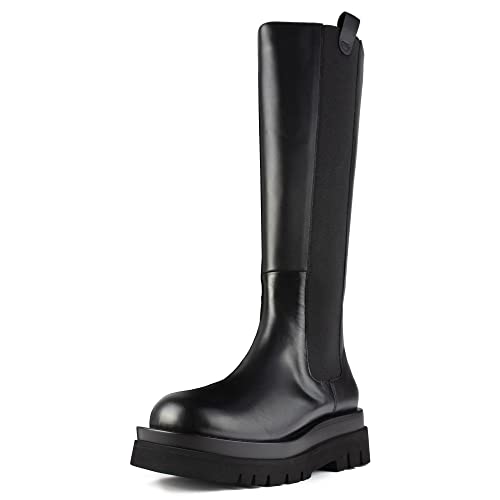 L37 HANDMADE SHOES Damen Pictures of You Knee High Boot, Black, 35 EU von L37 HANDMADE SHOES