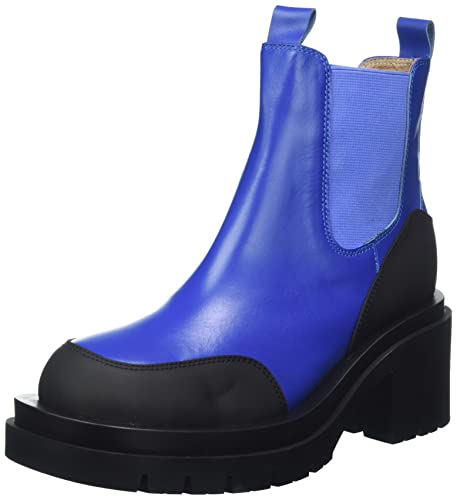 L37 HANDMADE SHOES Damen RAW Power Fashion Boot, Blue, 37 EU von L37 HANDMADE SHOES