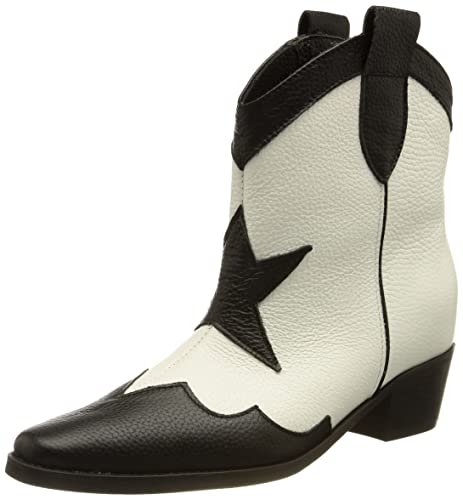 L37 HANDMADE SHOES Damen Stiefel I Cowboystiefel I Wildleder I Lederfutter I Handgefertigte Schuhe I Sky Full of Stars I Western Boot, Schwarz/Weiß, 38 EU L37 HANDMADE SHOES Damen Stiefel I Cowboystiefel I Wildleder I Lederfutter I Handgefertigte Schuhe I Sky Full of Stars I Western Boot, Schwarz/Weiß, 38 EU von L37 HANDMADE SHOES