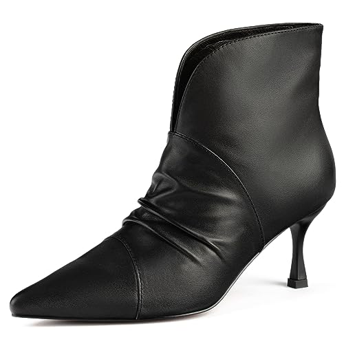 L37 HANDMADE SHOES Damen Stiefeletten Naturleder I Handgefertigte Schuhe I Einzigartiger Stil I End of The Night Ankle Boot, Black, 40 EU von L37 HANDMADE SHOES