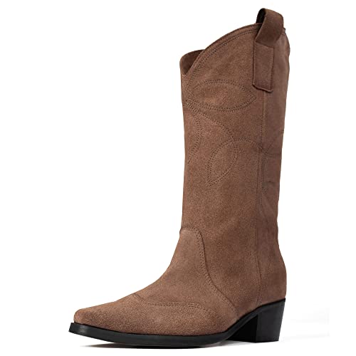 L37 HANDMADE SHOES Damen WE Lost The Road Western Boot, Brown, 36 EU von L37 HANDMADE SHOES