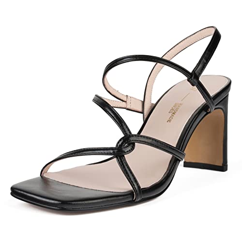 L37 HANDMADE SHOES Damen Waiting 4 The Sun Heeled Sandal, Black, 38 EU von L37 HANDMADE SHOES