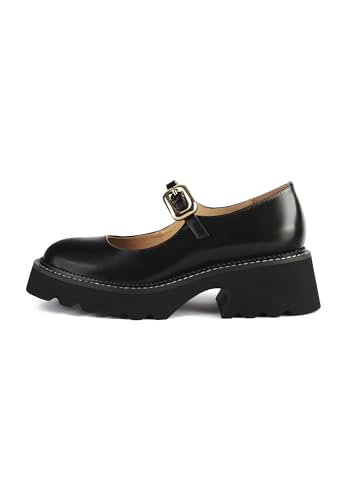 L37 - Damen Plateau Pumps Four Seasons, Loafer aus Naturleder, Damen Schuhe, Handgefertigte Schuhe, Einzigartiger Stil, Bequem und Elegant von L37 HANDMADE SHOES