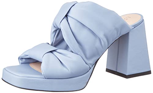 L37 HANDMADE SHOES Heeled Sandals HEART ON FIRE, Blue, 38 von L37 HANDMADE SHOES