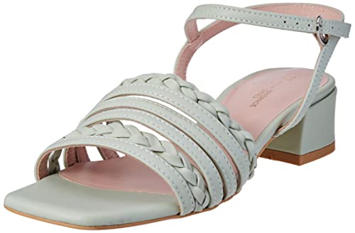 L37 HANDMADE SHOES Heeled Sandals LOVE TO THE WORLD, Green, 38 von L37 HANDMADE SHOES