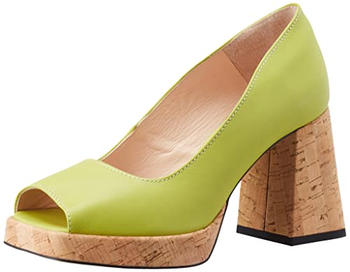 L37 HANDMADE SHOES Platform HERE WE GO, Green, 39 von L37 HANDMADE SHOES