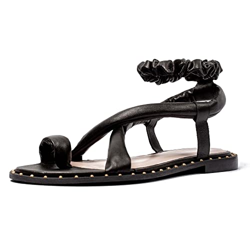 L37 HANDMADE SHOES Sandals COMING BACK TO ME, Black, 37 von L37 HANDMADE SHOES