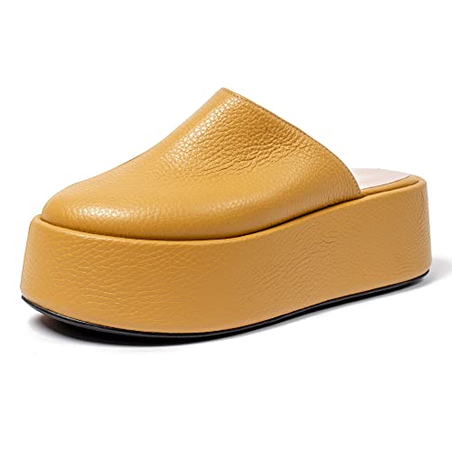 L37 HANDMADE SHOES Damen fenomenal Sandal, Gelb, 39 EU von L37 HANDMADE SHOES
