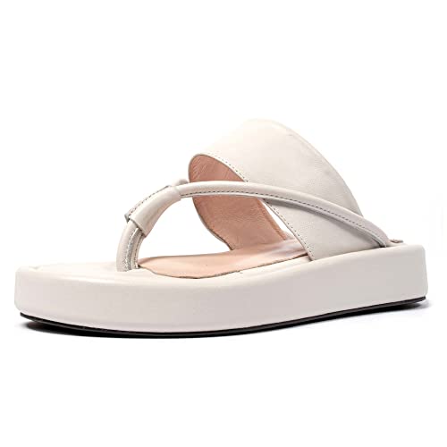 L37 HANDMADE SHOES Sandals I'M SO EXCITED, White, 41 von L37 HANDMADE SHOES