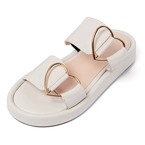 L37 HANDMADE SHOES Sandals UNDER CONTROL, White, 41 von L37 HANDMADE SHOES