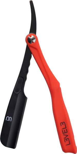 L3VEL3 Milly Rasiermesser Schwarz & Rot von L3VEL3