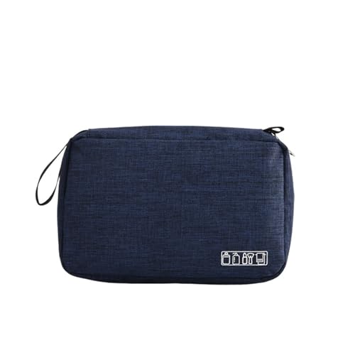 Männer Frauen Hängende Kosmetiktasche Multifunktions-Reise-Organizer Toilettenartikel Waschen Make-Up Aufbewahrungstasche Kosmetikerin Faltbare Make-Up-Tasche Kulturtasche Herren(Dark Blue) von L6NqIAG