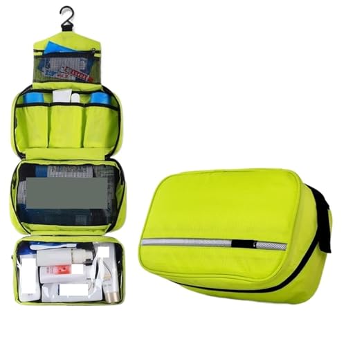 Männer Große wasserdichte Make-Up Tasche Männlich Weiblich Reise Schönheit Kosmetik Organizer Fall Notwendigkeiten Machen Up Frauen Kulturbeutel Kulturtasche Herren(Light Green) von L6NqIAG