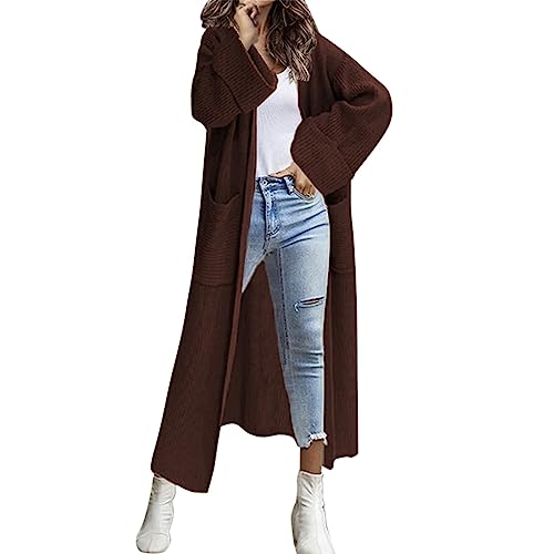 Damen Jacke Sommer Leicht Pullover Damen Strickjacke mit Zopfmuster Strickjacken Für Damen Grobstrickjacke Damen Oversize Pullover Damen Pullover Mädchen von L9WEI