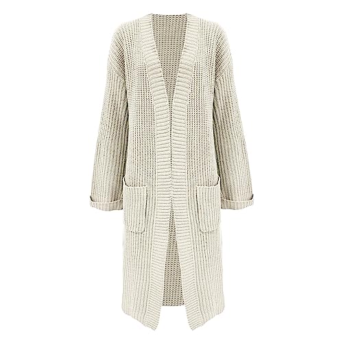 L9WEI Strickjacke Damen Strickjacke Boho Damen Strickjacke Lang Schwarz Damen Damen Cardigan Oversize Pullover Damen Vintage Pullover Sweater Weather von L9WEI