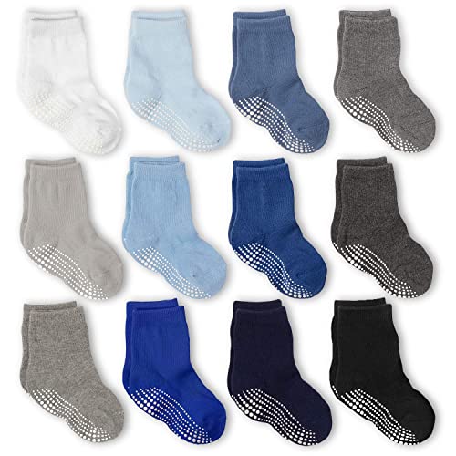 LA Active Kind & Baby Socken - Anti-Rutsch-Socken mit Noppen - Warm und kuschelig - Krabbelsocken für Babys, ABS-Stoppersocken für Jungen & Mädchen von LA Active