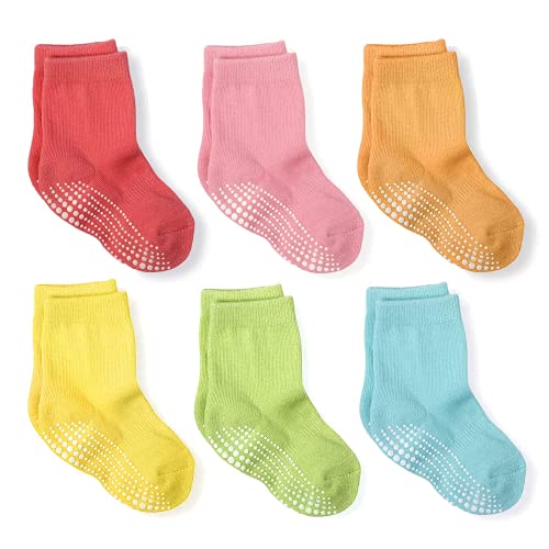 LA Active Kind & Baby Socken - Anti-Rutsch-Socken mit Noppen - Warm und kuschelig - Krabbelsocken für Babys, ABS-Stoppersocken für Jungen & Mädchen von LA Active