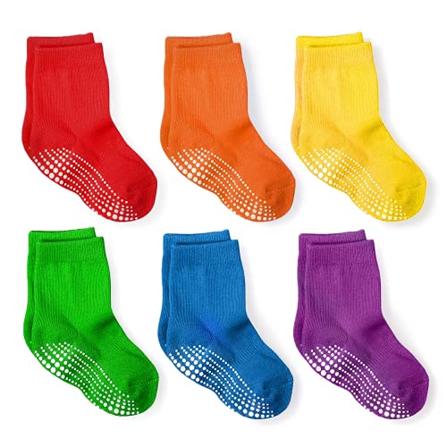 LA Active Kind & Baby Socken - Anti-Rutsch-Socken mit Noppen - Warm und kuschelig - Krabbelsocken für Babys, ABS-Stoppersocken für Jungen & Mädchen von LA Active