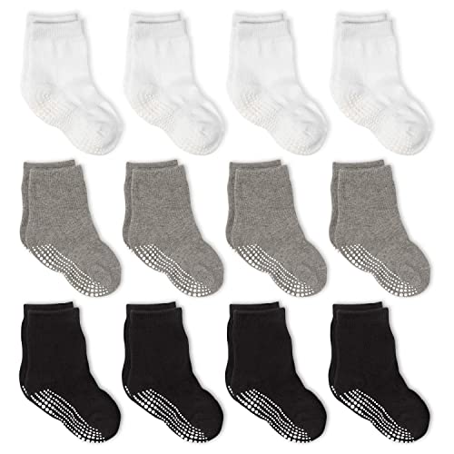 LA Active Kind & Baby Socken - Anti-Rutsch-Socken mit Noppen - Warm und kuschelig - Krabbelsocken für Babys, ABS-Stoppersocken für Jungen & Mädchen von LA Active