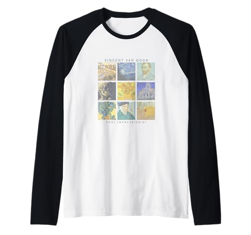 Herren Van Gogh - Post Impressionist Raglan von LA Array