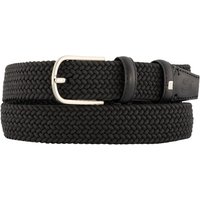 LA BOUCLE Herren Gürtel schwarz Textil von LA BOUCLE