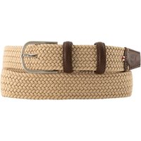 LA BOUCLE Herren Gürtel beige Textil von LA BOUCLE