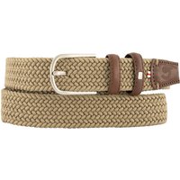 LA BOUCLE Herren Gürtel beige Textil von LA BOUCLE