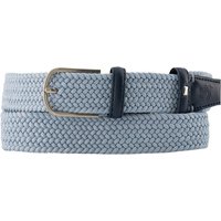 LA BOUCLE Herren Gürtel blau Textil von LA BOUCLE
