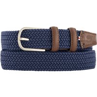 LA BOUCLE Herren Gürtel blau Textil von LA BOUCLE