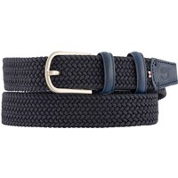 LA BOUCLE Herren Gürtel grau Textil von LA BOUCLE