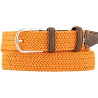 LA BOUCLE Herren Gürtel orange Textil von LA BOUCLE