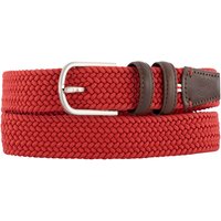 LA BOUCLE Herren Gürtel rot Textil von LA BOUCLE