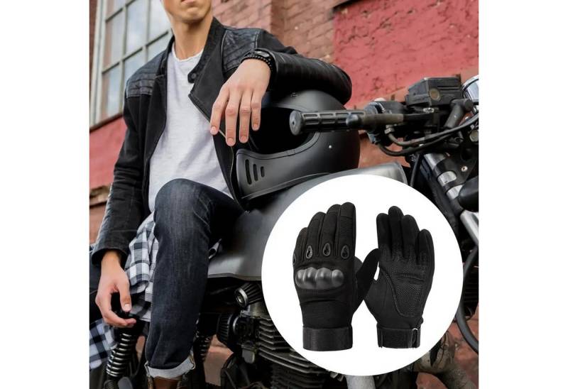 LA CUTE Multisporthandschuhe Überlebens-Motorrad-Kampf-Taktische Handschuhe für Männer – L, Braun (Überlebens-Motorrad-Kampf-Taktische Handschuhe, Praktische, langlebige Handschuhe) Robuste Nylonhandschuhe mit verstärktem Schutz für Knöchel und Hände. von LA CUTE