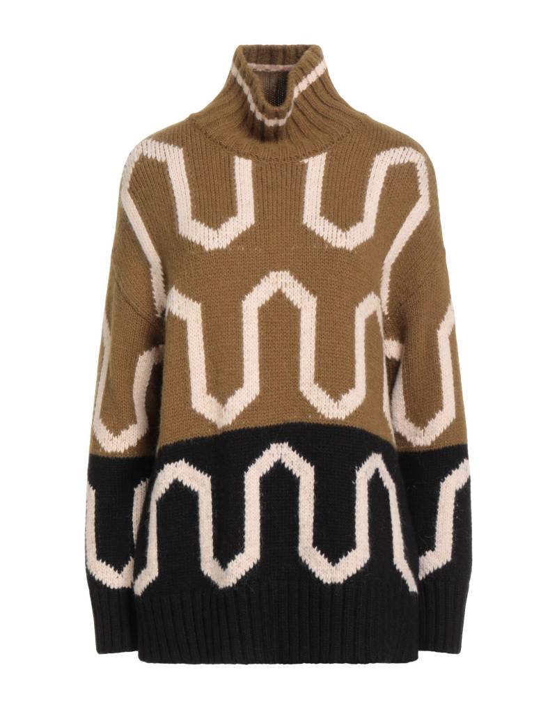 LA DOUBLEJ Rollkragenpullover Damen Khaki von LA DOUBLEJ