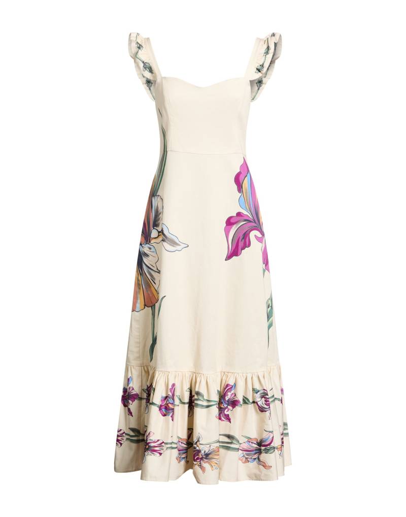 LA DOUBLEJ Midi-kleid Damen Elfenbein von LA DOUBLEJ