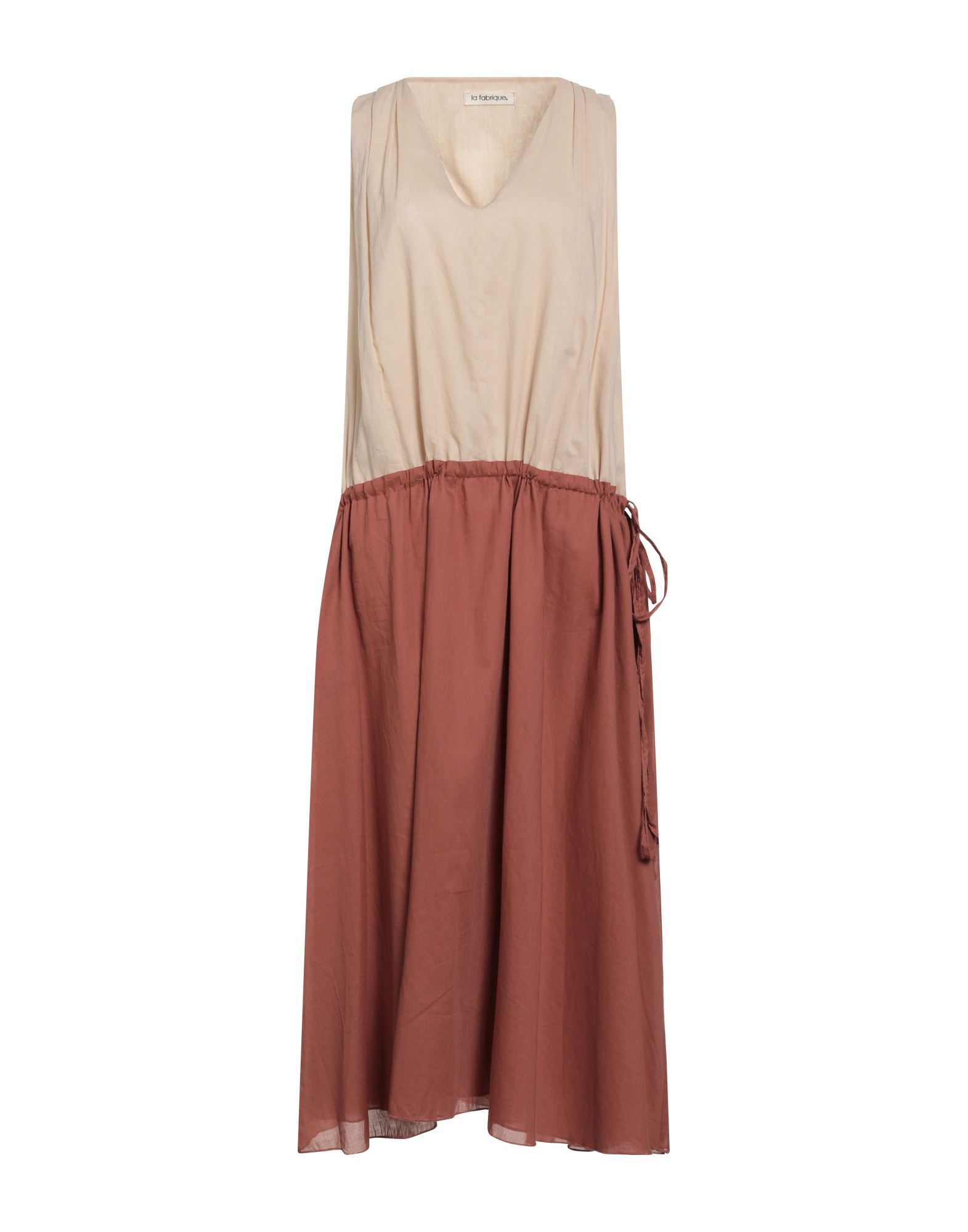 LA FABRIQUE Maxi-kleid Damen Rostrot LA FABRIQUE Maxi-kleid Damen Rostrot von LA FABRIQUE