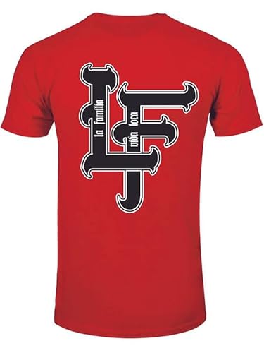 LA FAMILIA VIDA LOCA I Mexican I Herren T-Shirt I La Familia Tshirt I Vida loca Tshirt I schwarz, weiß, rot oder grau (L, rot) von LA FAMILIA VIDA LOCA