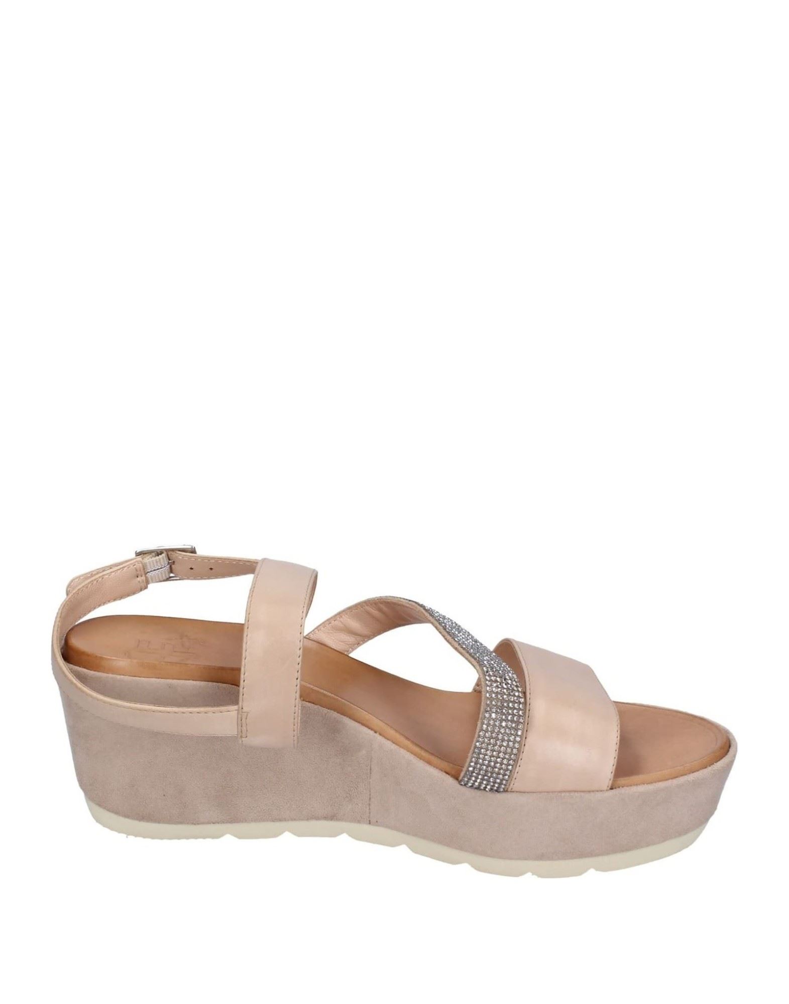 LA FEMME PLUS Sandale Damen Beige von LA FEMME PLUS