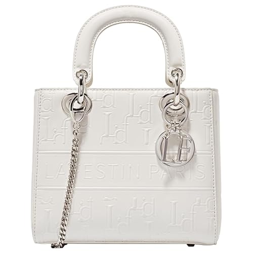 LA FESTIN Damen-Handtasche aus Leder, stilvolle Umhängetasche mit verstellbarem Riemen, Tragegriff oben, für Date, Nacht und den täglichen Gebrauch, WT von LA'FESTIN