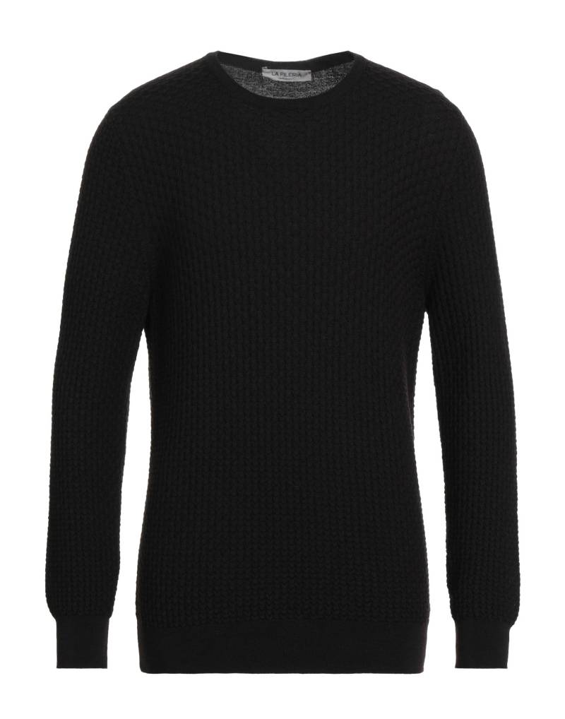 LA FILERIA Pullover Herren Dunkelbraun von LA FILERIA
