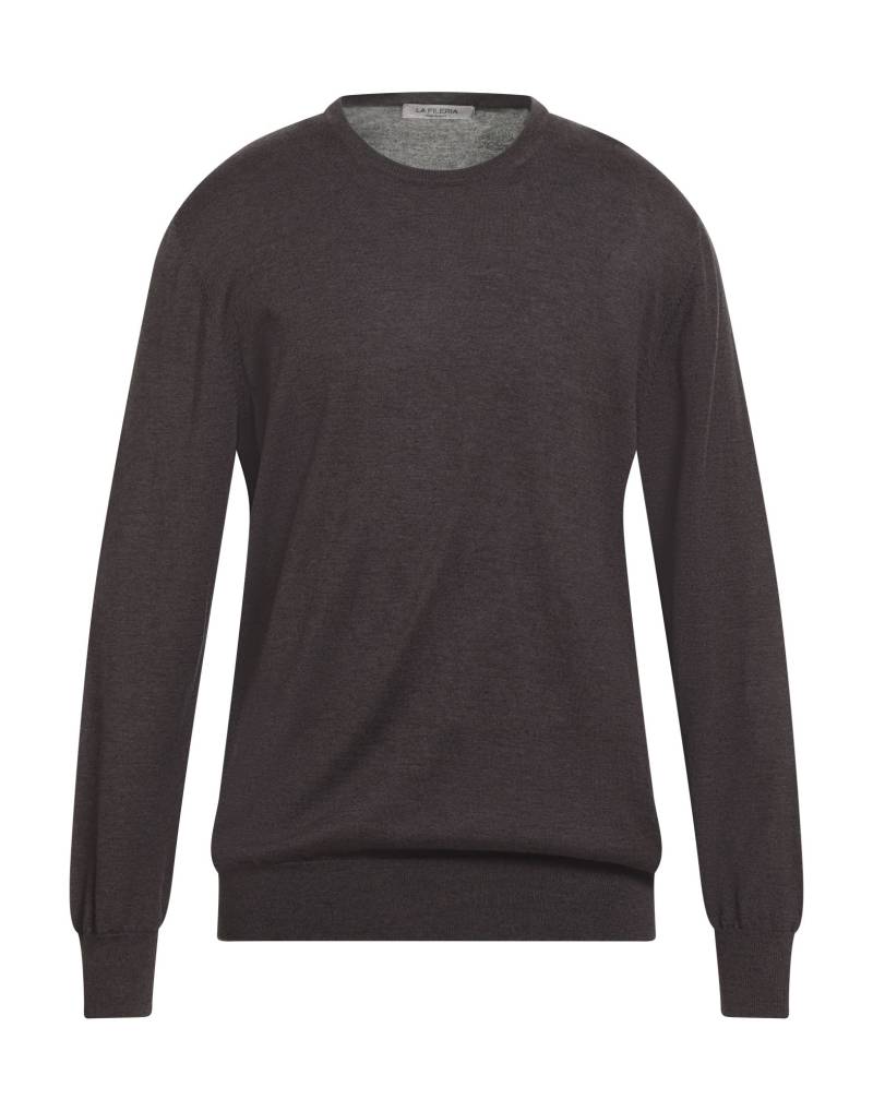 LA FILERIA Pullover Herren Schokobraun von LA FILERIA