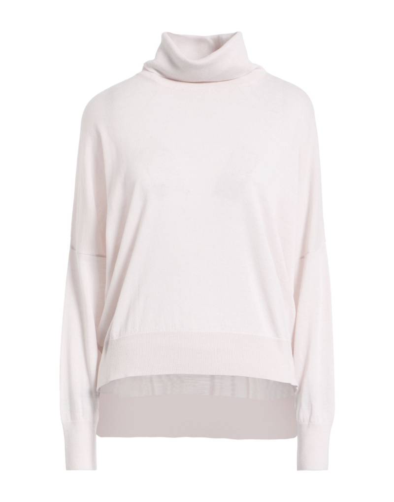 LA FILERIA Rollkragenpullover Damen Hellrosa von LA FILERIA