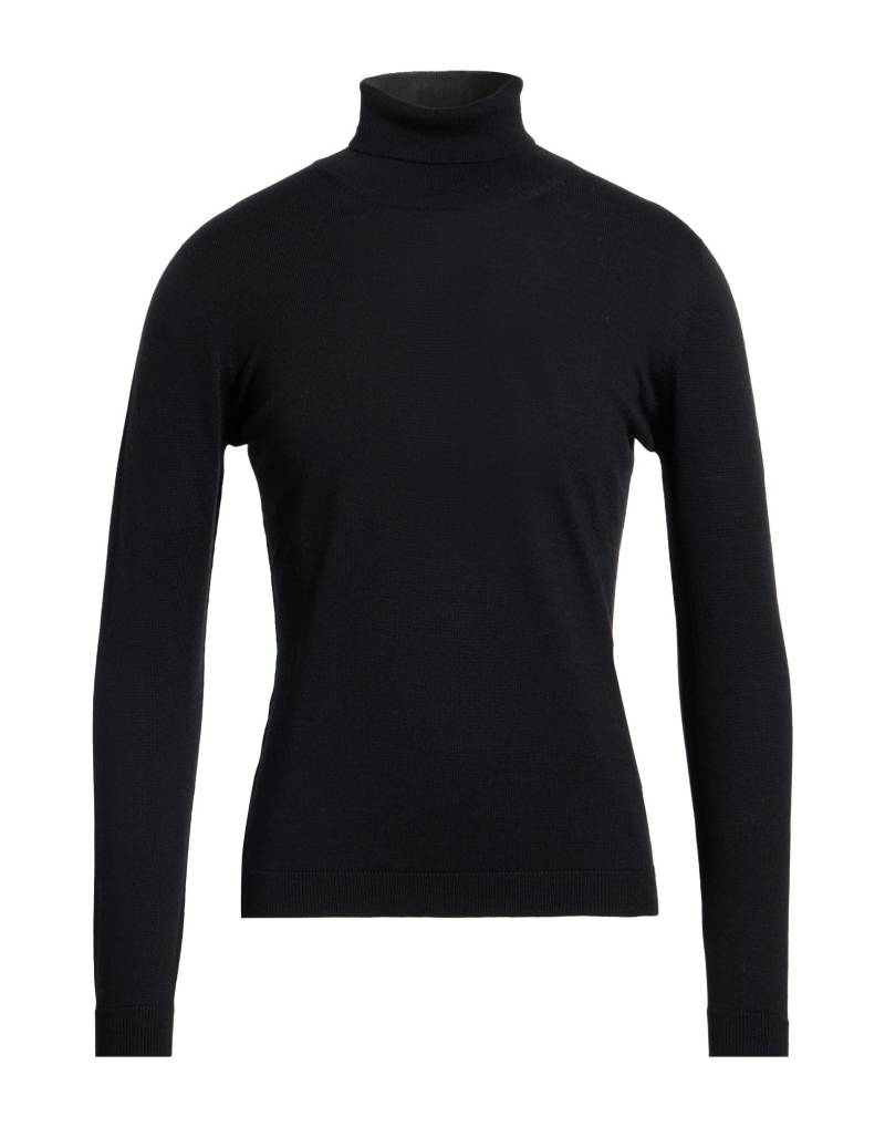LA FILERIA Rollkragenpullover Herren Schwarz von LA FILERIA